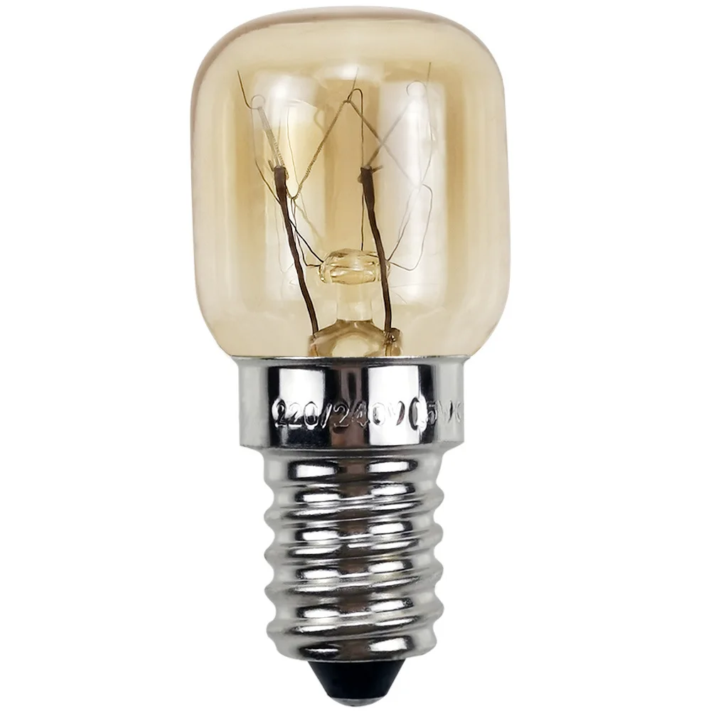 America  E14 E12 Oven bulb  microwave Light salt crystal lamp  300 degree high temperature incandescent bulb