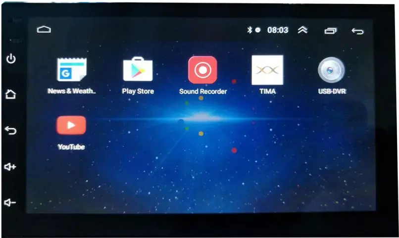 Universal 7inch Android Car DVD Player With  Mirror Link Full Touch Screen HD Video Music Output