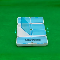 Detachable Sealed Medicine Dispensing Box Portable 7-Compartment Magnet Medicine Box Pill Organizer With Stock