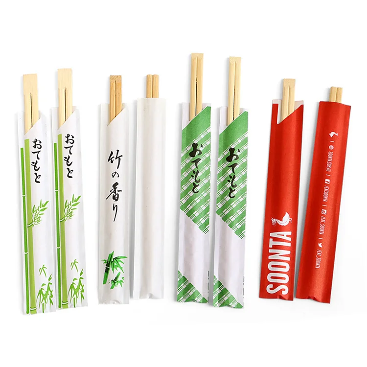 Disposable High Quality Cheap Chinese Manufacturers 100% good quality bamboo chopsticks 9'(23) Bamboo chopsticks coated paper