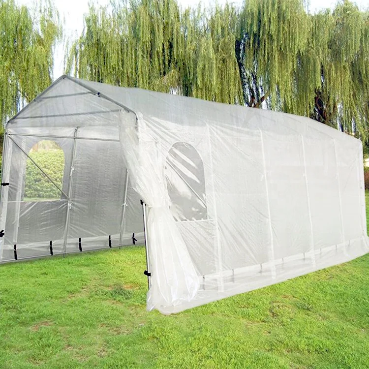 winter snow  car tent steel structure garage