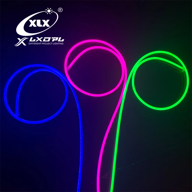 Factory Price 5 Meter per Roll 6*12mm 8*16mm LED light Strip IP65 12v 2835 LED Neon Rope Light flexible neon led strip