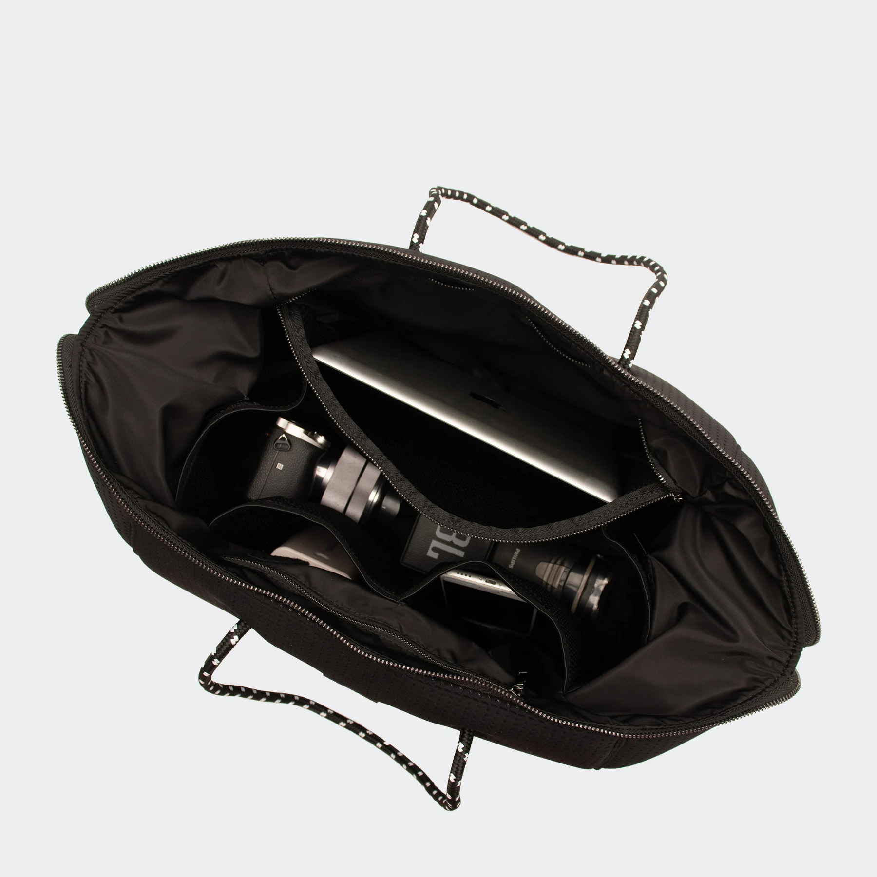 Cotton Perfect waterproof black neoprene carry gym sport bag