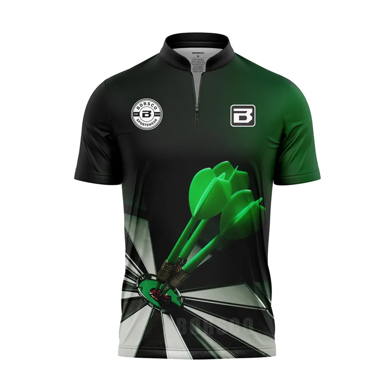 Mens Clothing Custom Sublimated Flight Faction Dart Jersey Man Polo T Shirt