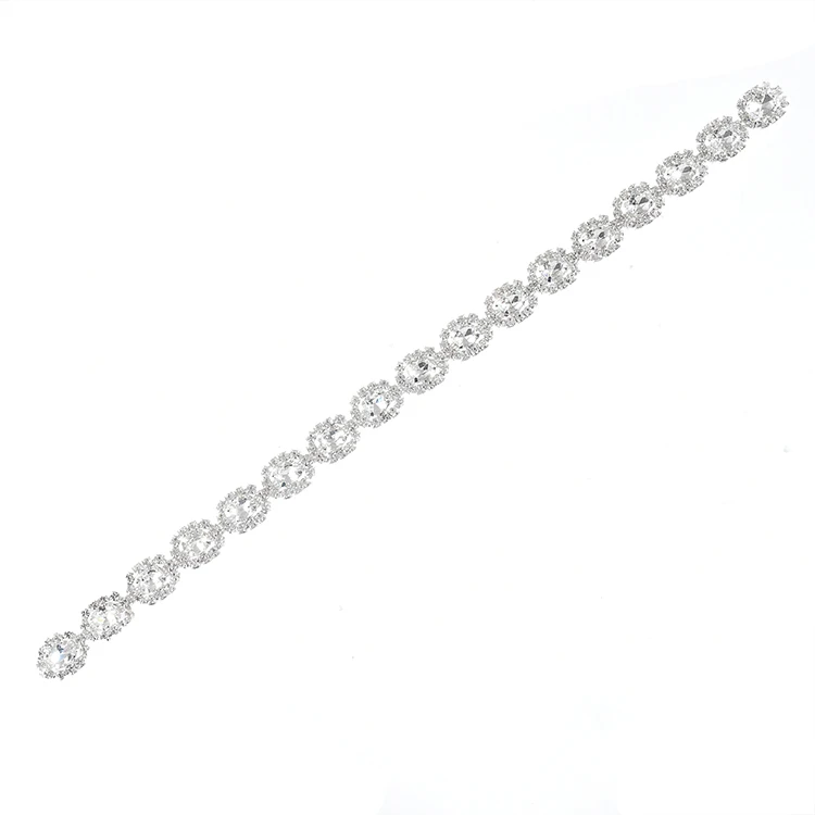 wholesale fashion bling clear rhinestone key chain for clothes