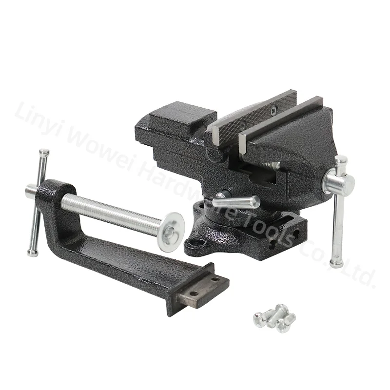 Clamp Post Universal  Bench Clamps 360 degree Swivel Base Bench Vise with Home Vise for Holding