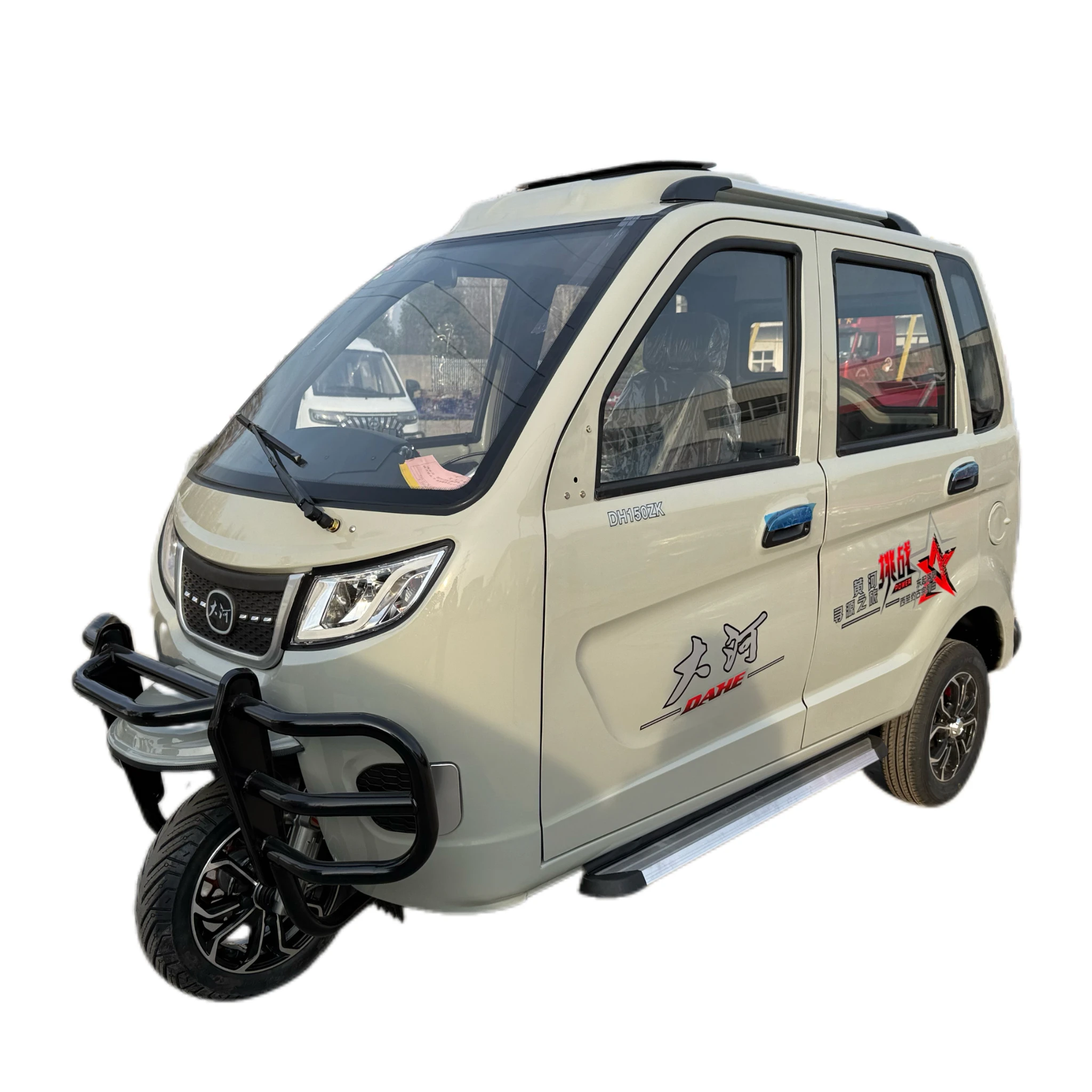 2025 новая модель 3-колесный бензиновый трехколесный велосипед 150cc EFI Taxi Moto Bajaj Rickshaw распродажа полностью закрытый кабина