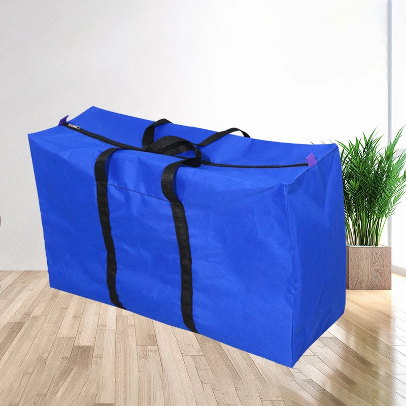 Laminated woven storage bag pp color printing moving bag packaging storage waterproof portable moving bag