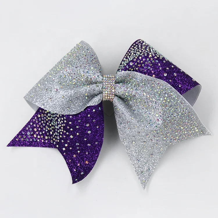 Оптовая продажа, персонализированный логотип команды, бант для волос, аксессуары для волос, банты для соревнований