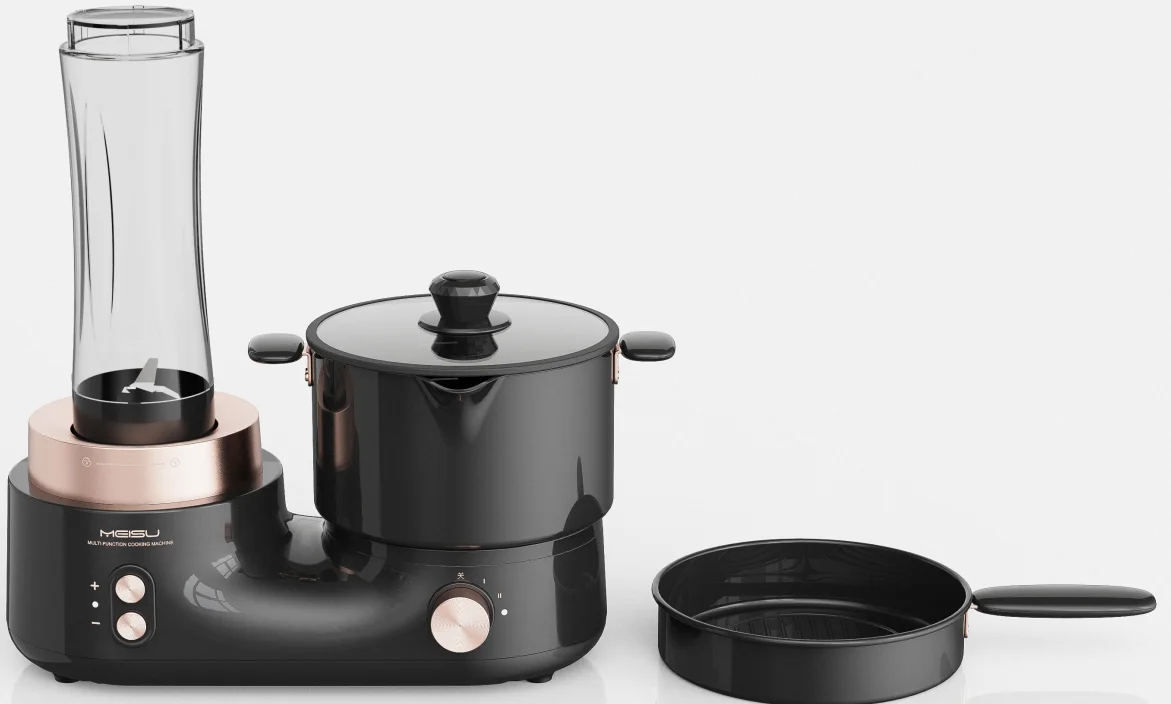 Breakfast Maker 3 in 1 Breakfast Maker with Juicer for Cooking Pan