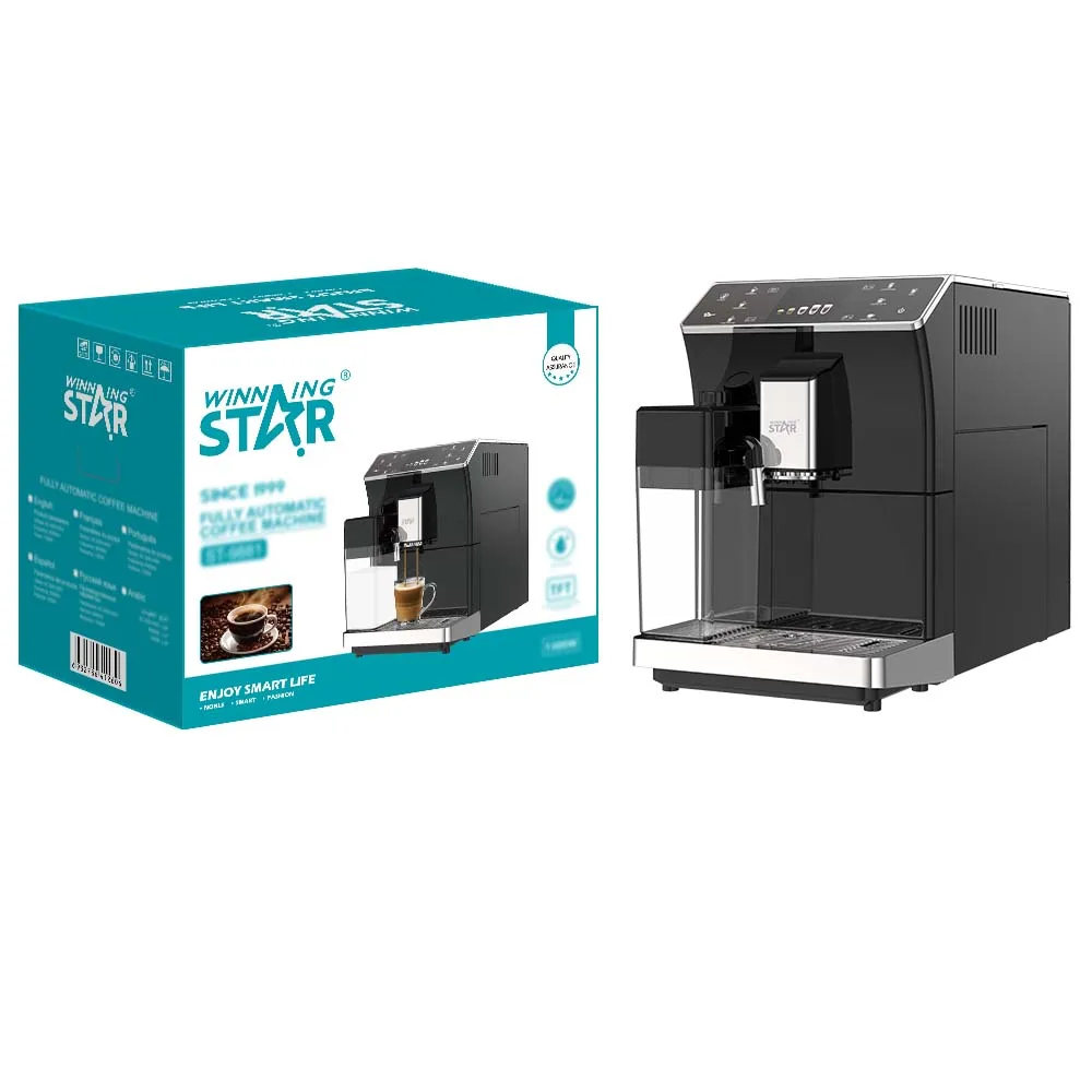 WINNING STAR ST-9881 Best Selling Household Professional Display Espresso Coffee Maker Fully Automatic Coffee Machine