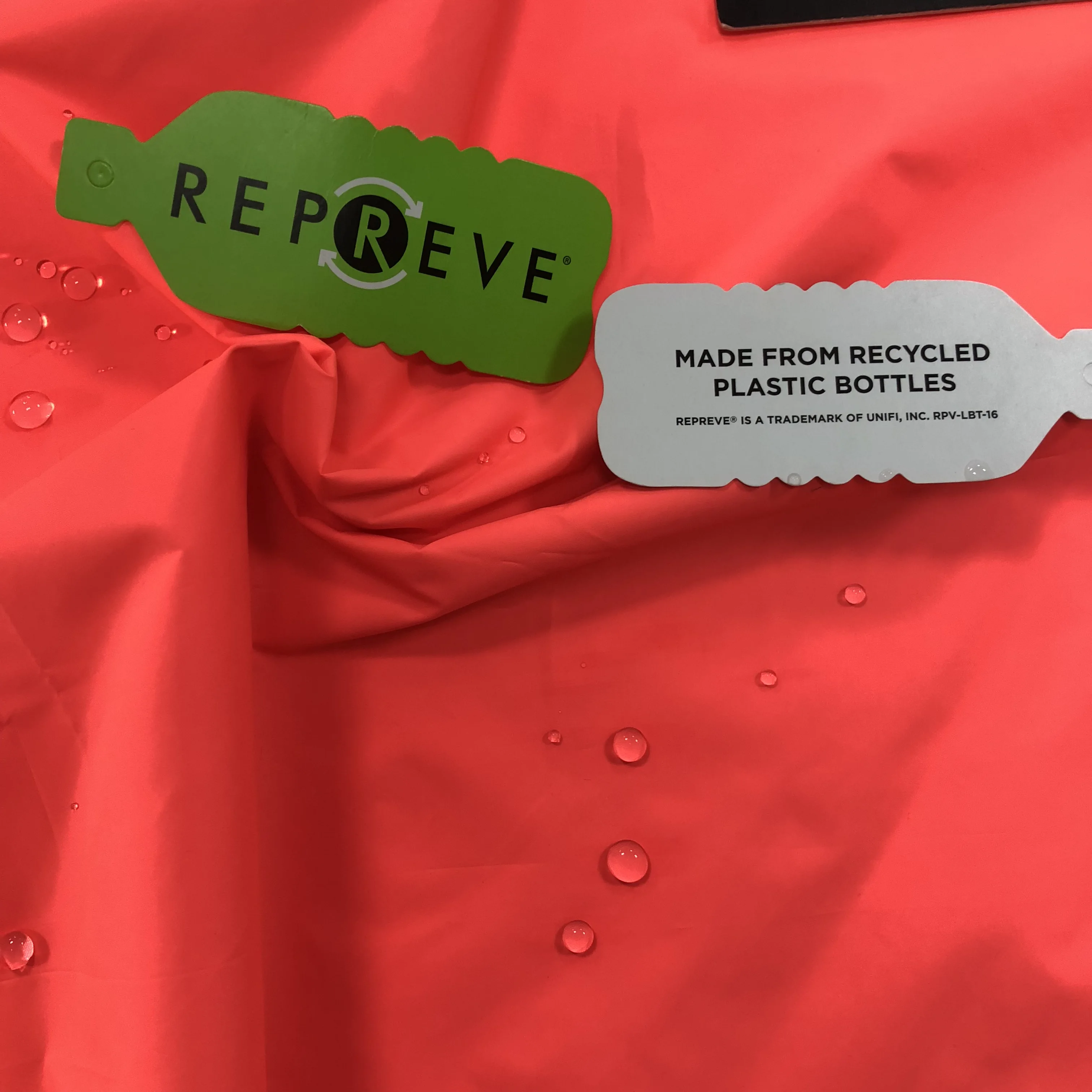 Eco-friendly recycle polyester RPET plastic bottle taffeta fabric