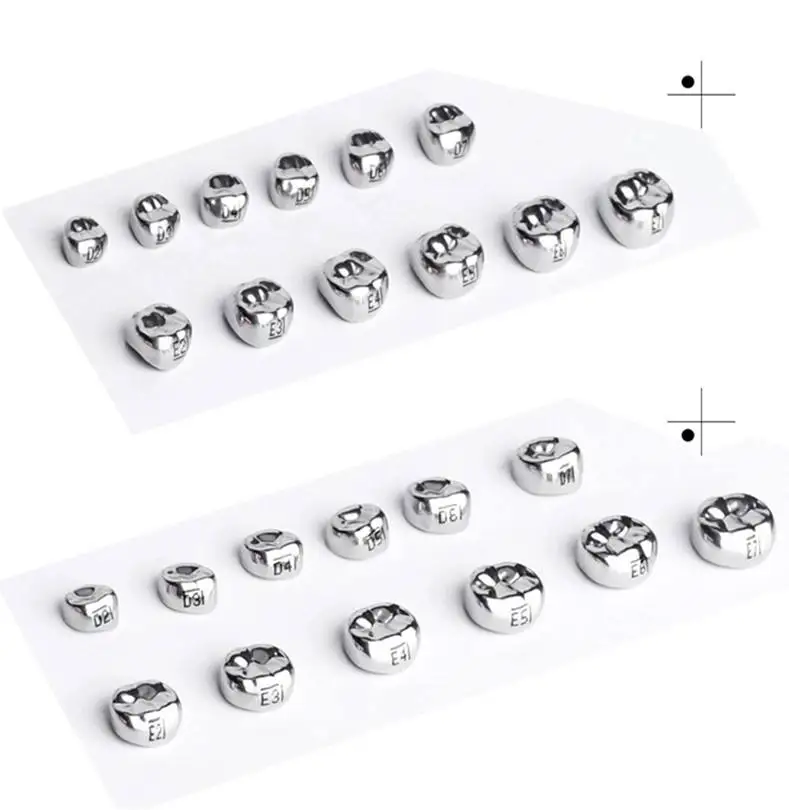 Kids Crown Stainless Steel Primary Molar Crown Dental Temporary Crown
