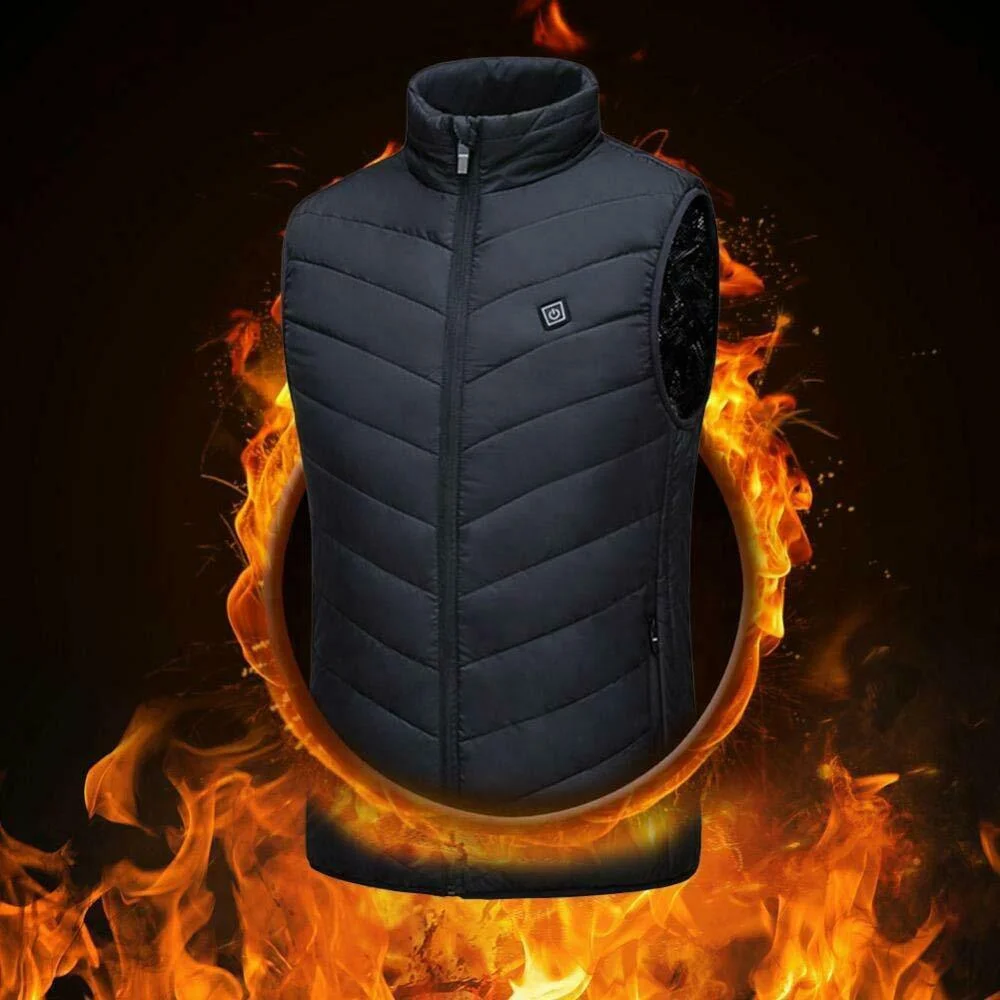 New Functional USB 5V Battery Powered Cheap Waistcoat for Man and Woman Electric Heated Mans Vest
