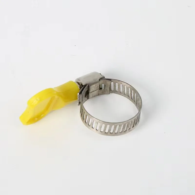 OEM spiral perforated hydraulic automatic machinery metal 3/4 british type breeze hose clamps