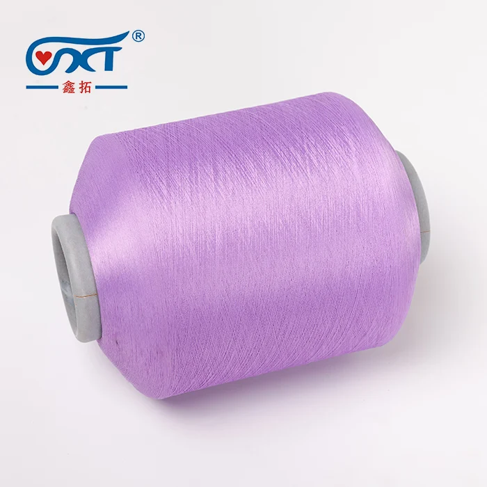 
3075 Dyed colors Spandex covered polyester yarn for socks knitting 