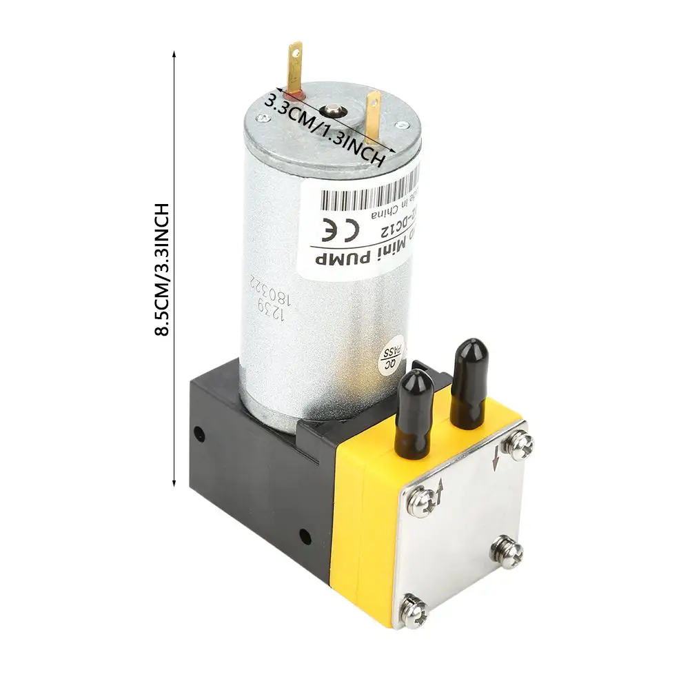 Priming Diaphragm Mini Pump Spray Motor 12V Micro Pumps For Water Dispenser Max Suction