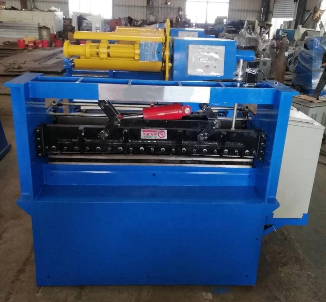 Cut to length line for metal steel coil shear and straighten