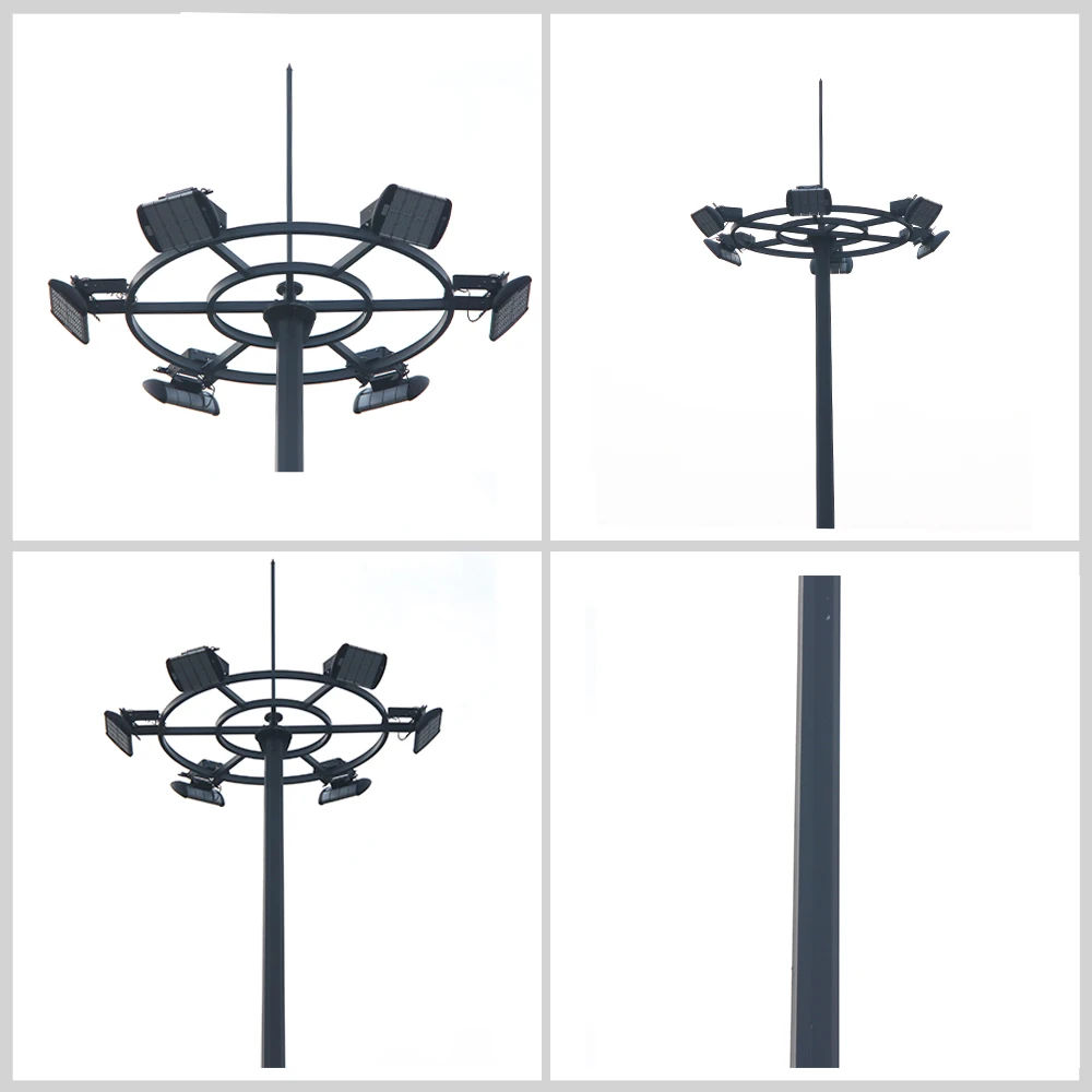 30m High Mast Lighting Pole For Football Stadium