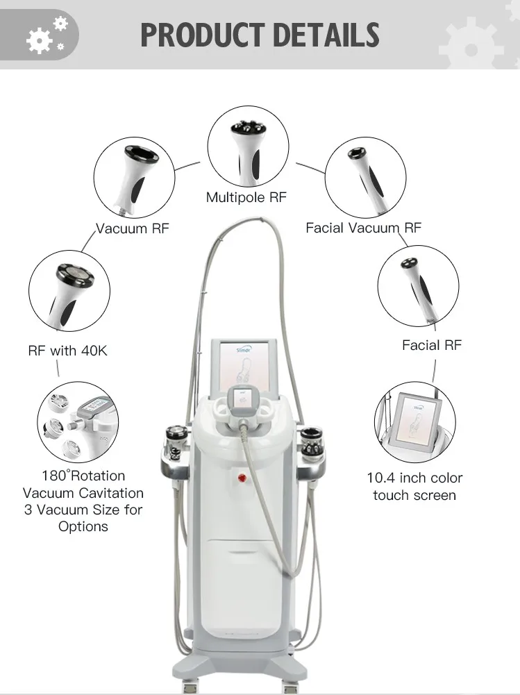 2022 Hot Portable Body RF Slimming Face Lifting Vacuum Machine Price