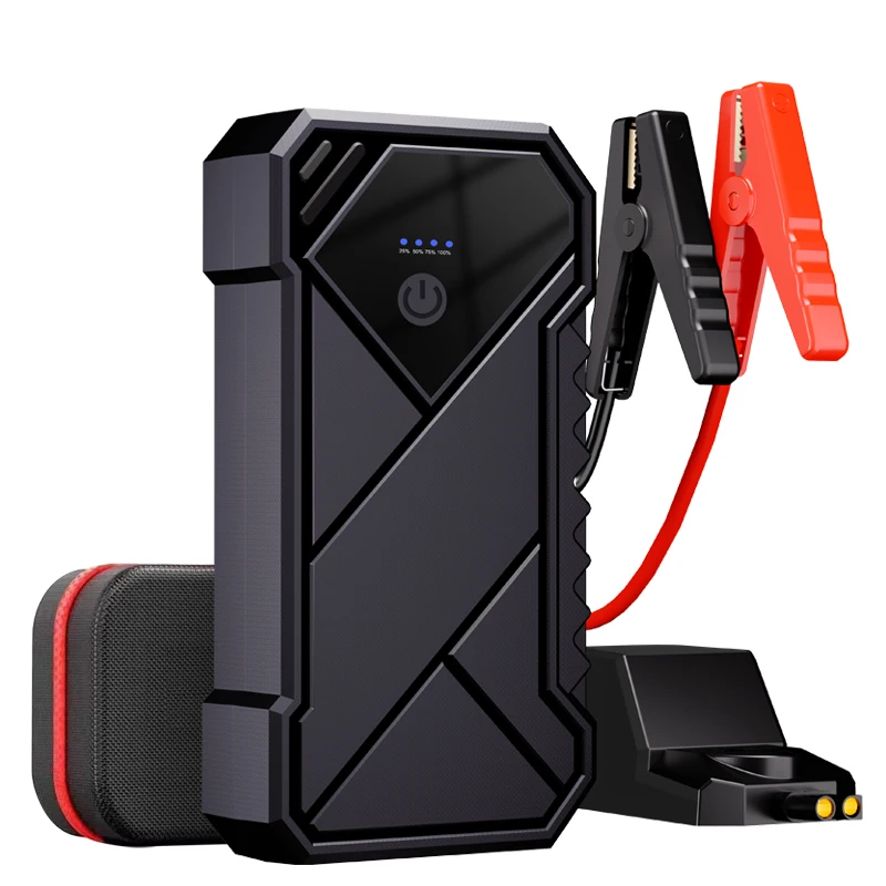 10000mah 12V Peak Current Jumper Battery Pack Emergency Car Booster Lithium Power Bank Jump Starter
