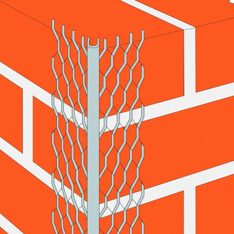 Drywall Plastering Angle Bead Made of Expanded Metal or Perforated Metal Sheet