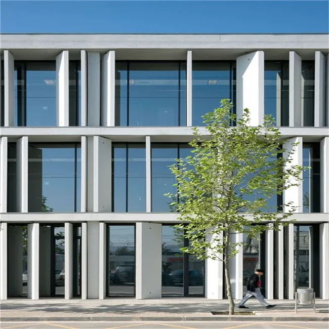 high wall curtains tempered Low-e glass building exterior curtain wall window price unitized system aluminum glass curtain walls