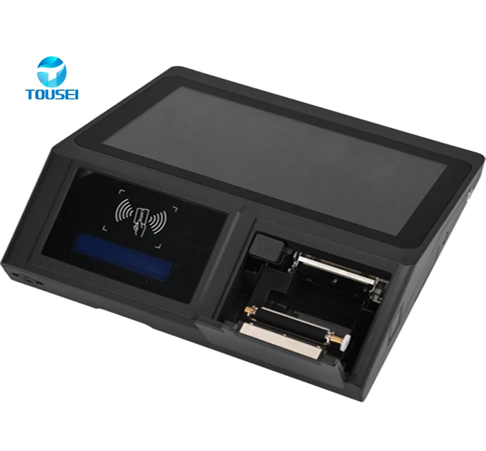 RK3288 USB android 11.6 inch lottery terminal cashier machine pos computer systems tablet with printer