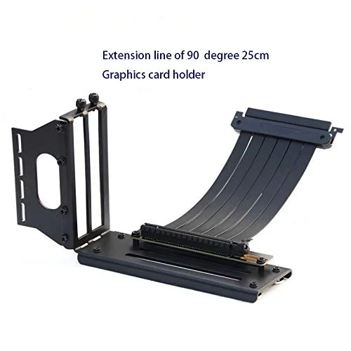 Hot Sale Product Vertical Graphics Card Holder Bracket Extension Cable Riser PU Mount Video Card Support Kit