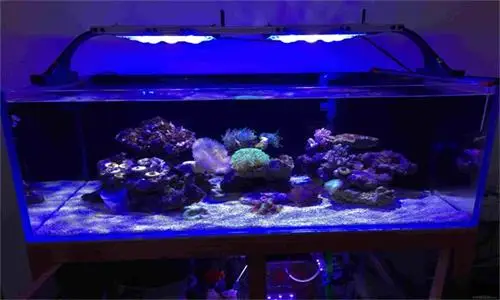 Беспроводной пульт дистанционного управления с регулируемой яркостью коралловых рифов светодиодный светильник 150 Вт Светодиодная подсветка для аквариума, 120 Вт led аквариум свет