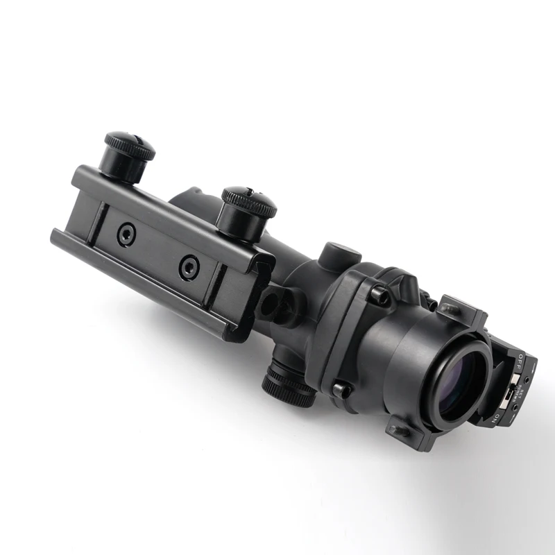 4X32 ACOG оптический красный волоконный прицел точечный для охоты