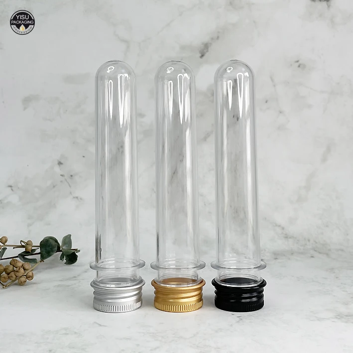 Wholesale Transparent Clear Plastic Test Tube Rack Packaging Plastic Candy Tube