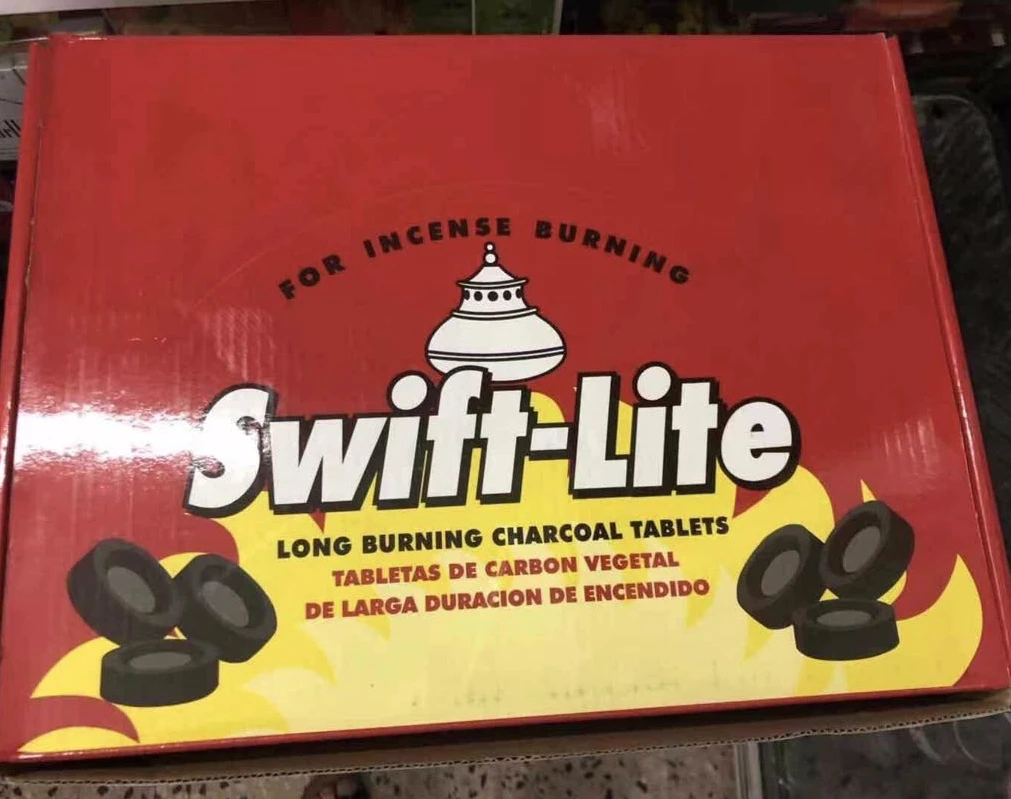 Средний Восток длительное горение уголь Твердый древесный брикетка черный swift lite таблетка для