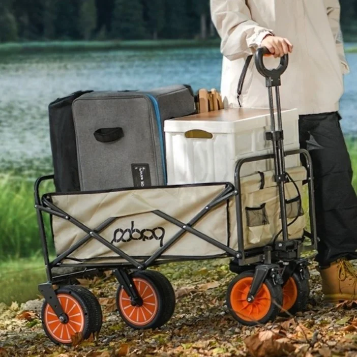 Electric Utility Wagon Collapsible Wagon Folding Wagon Garden Cart Foldable Beach Cart for Camping Garden Sports Shopping