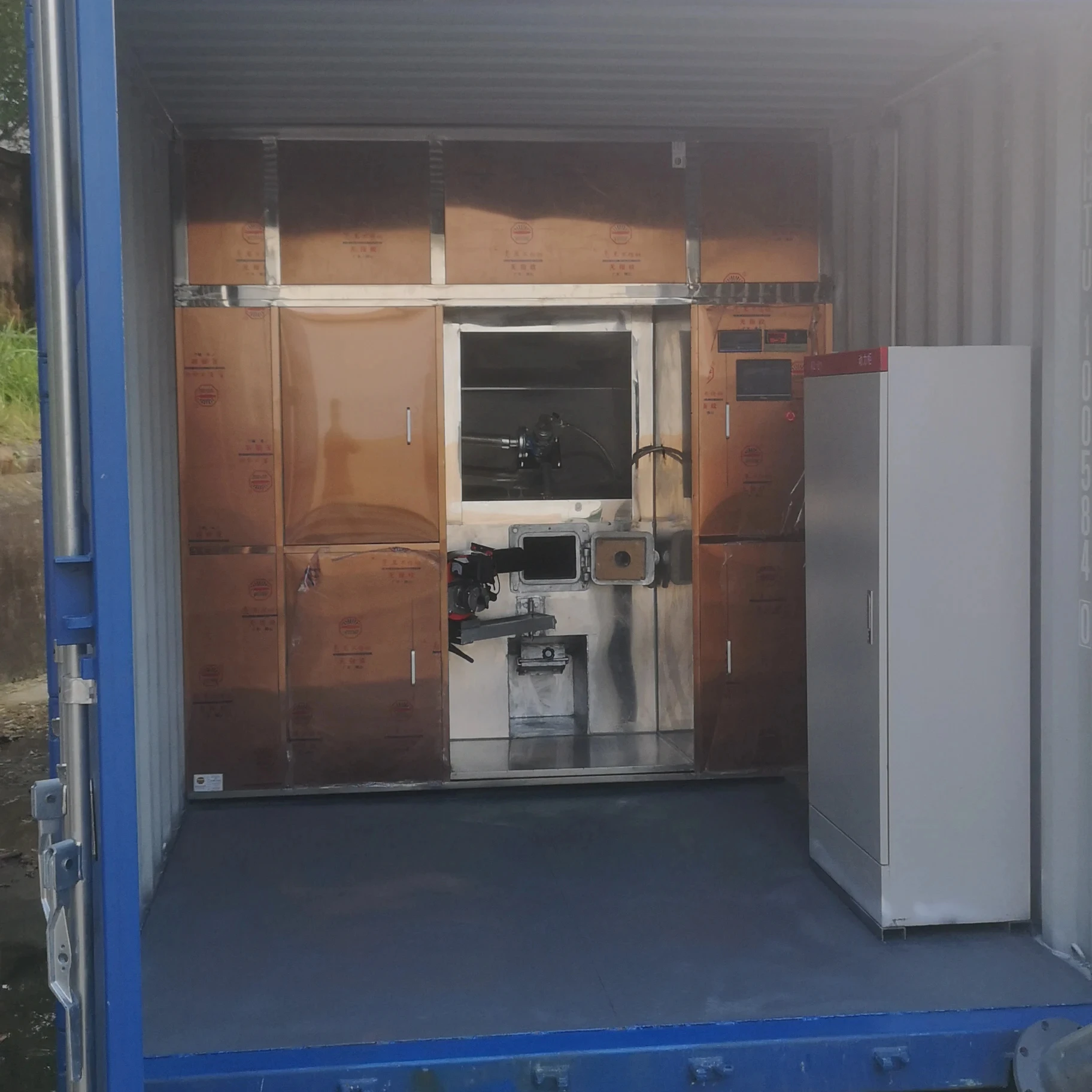 220V 50HZ Outdoor Field Mobile Animal Crematory Equipment Pet Individual Cremation Machine Oven a Maximum Size of 1000 Kgs