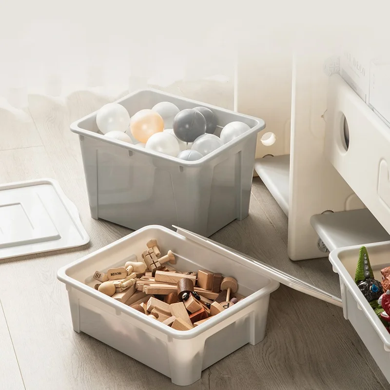 kids room toys organizer plastic book shelf for children