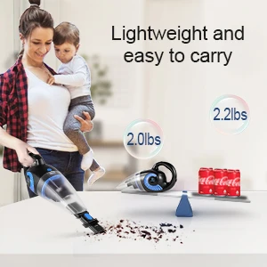 MOOSOO M4 Wet And Dry Handheld Vacuum Cleaner Cordless High Power Car Wireless Handheld Car Vacuum Cleaner Car Air Pump Handheld