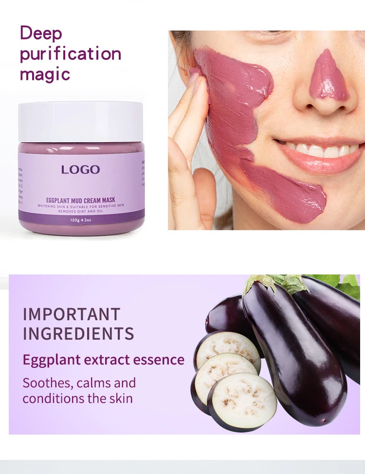 Clay Mask Face Purifying Deep Cleaning Brightening Oil Control Beauty Bentonite Anti-acne Skin Care Facial Mud Masks