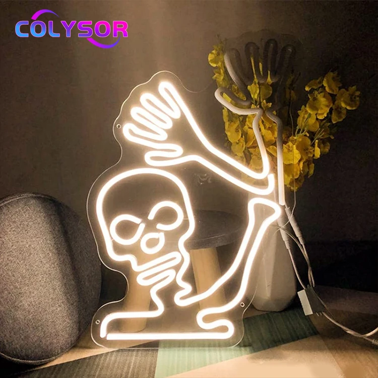 Cool Customised Halloween Personalised Custom Light Holiday Decoration Lamp Acrylic LED Neon Sign