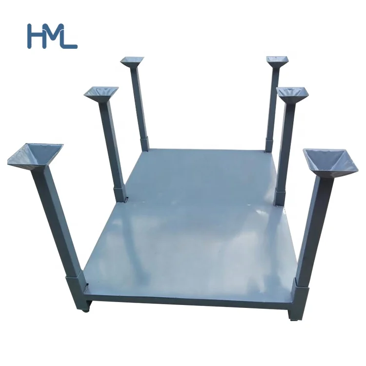Industrial heavy duty stackable storage mild steel folding warehouse customized metal fabric roll storage rack