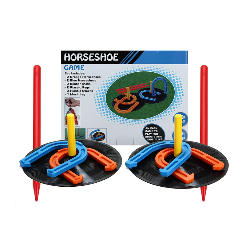 Hot selling interesting outdoor  horseshoe game set for kids and adults
