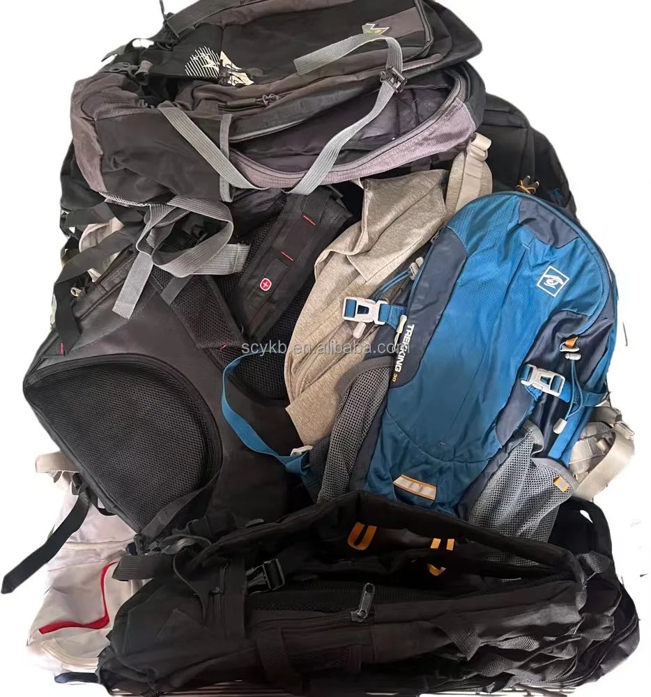 A8 Used bags branded backpacks wholesale second hand outdoor bags in bale 2nd in Italy for men ukay school bag