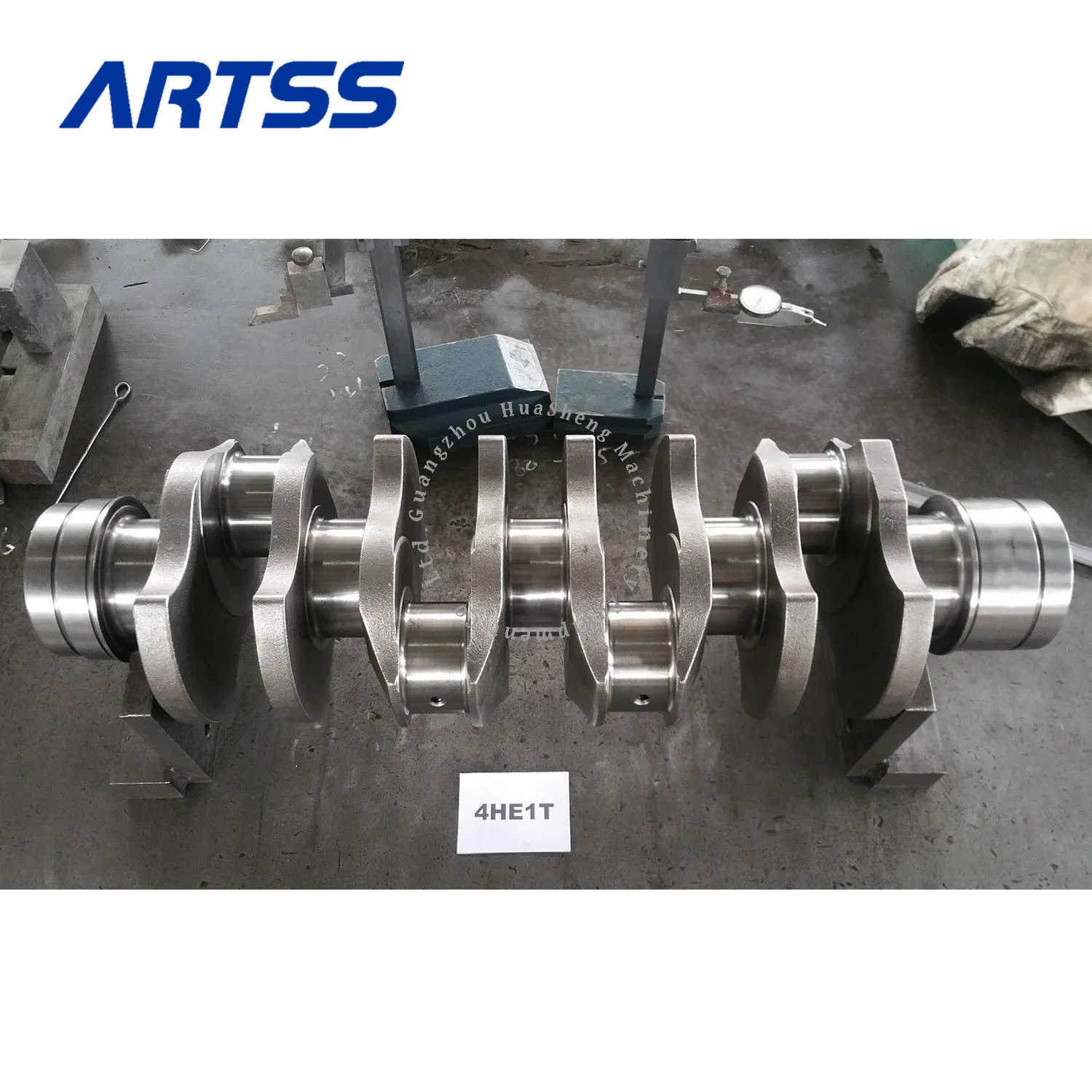 High Quality Manufacturer Diesel Engine 8-94396-737-3 4HE1 4HE1T Forged steel Crankshaft For Isuzu Spare Parts