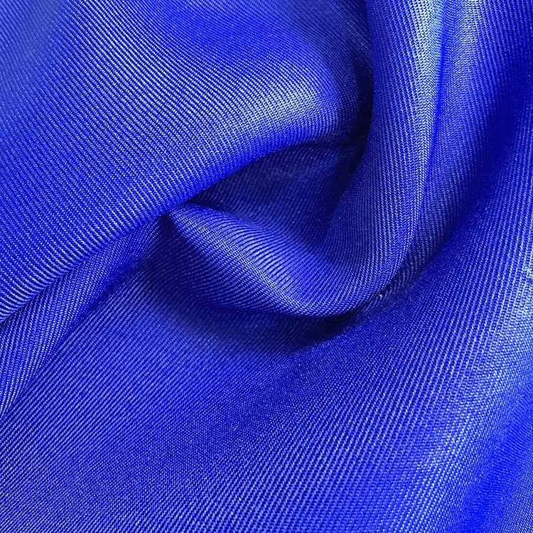 100% polyester woven twill dyed color customized gabardine office policeman electric uniform fabrics for safety uniform garments