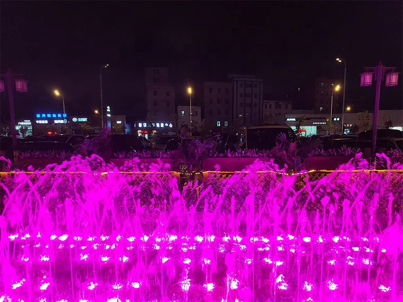 AWS Mini Wedding Decor Water Fountain Pool Programmable Music Dancing Fountain Outdoor