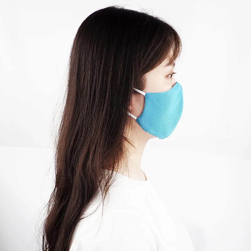 
custom logo washable face cover sun protection cool feeling summer face cover washable mouth-muffle 