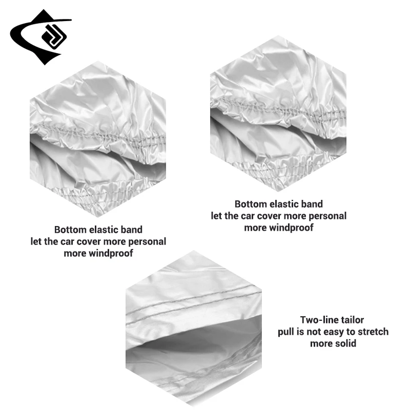  Nylon SUV car cover outdoor sunshade UV Protection Top Quality OEM Strong wind