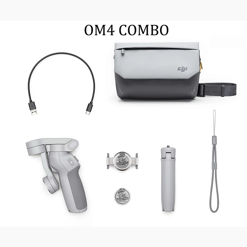 DJI Osmo OM 4 Combo include Sling Pouch Handheld 3-Axis Smartphone Gimbal Stabilizer Vlog YouTube Live Video
