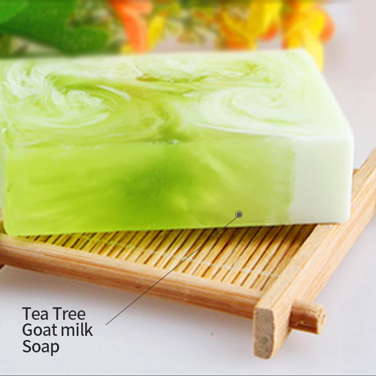  100g частная этикетка изготовленный на заказ логос OEM savon arbre de чайного дерева