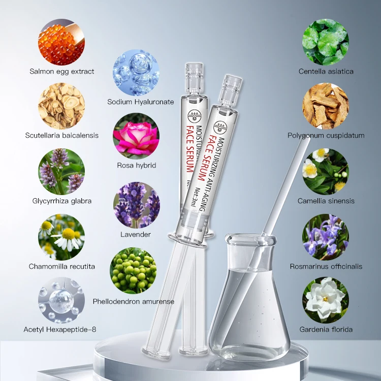 Salmon Roe Extract Hyaluronic Ampoules Peptide Moisturizing Anti-aging Serum